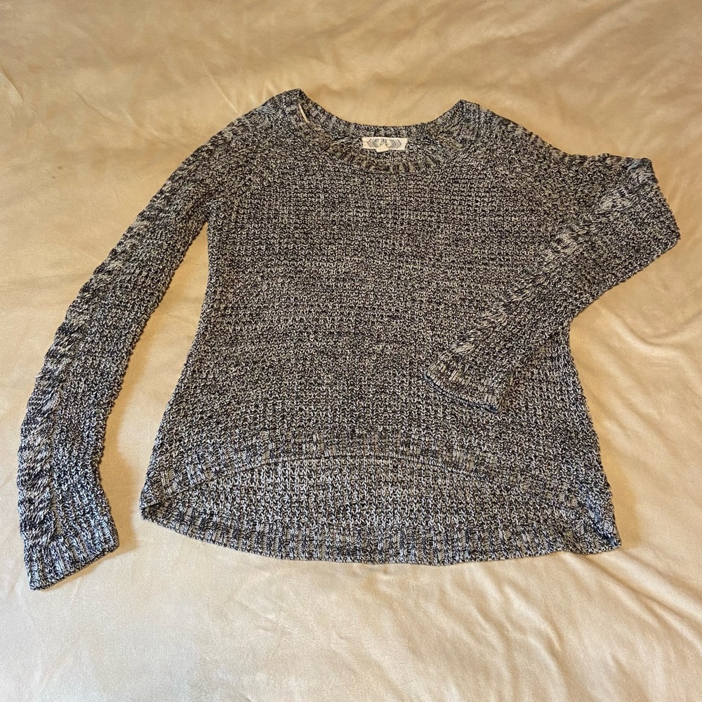 Black and white sweater